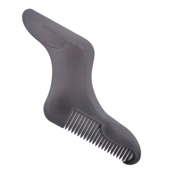 5PCS Beard -Shaped Template Comb Beard Shaped Comb Color Random Delivery, Style: — Z Shape