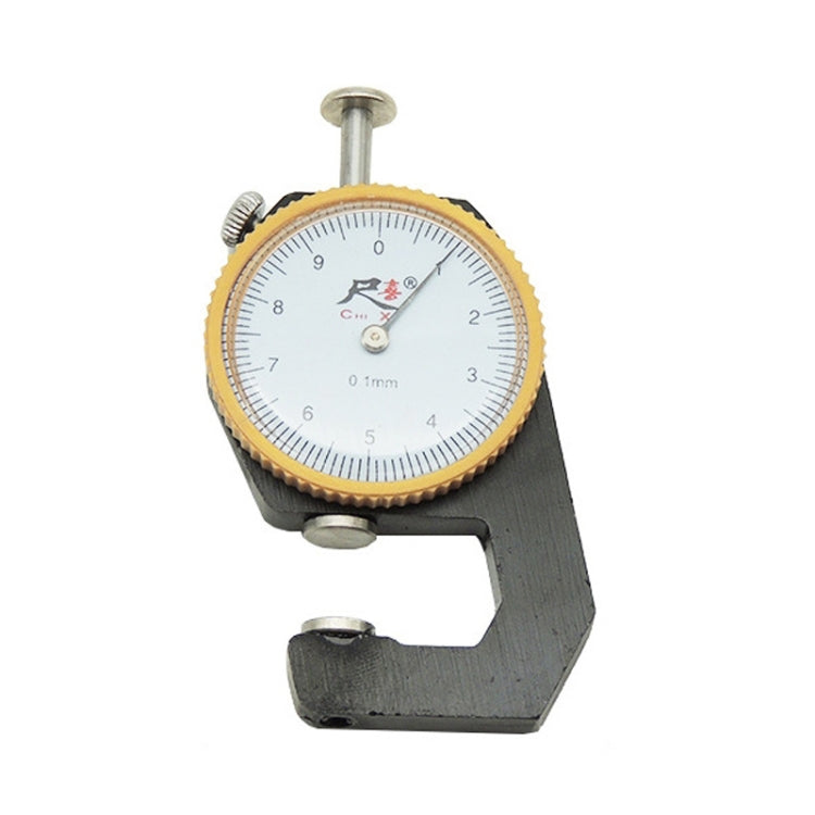 CHIXI Handheld Thickness Gauge Paper Thickness Gauge — Ordinary  0-10mm Flat Head