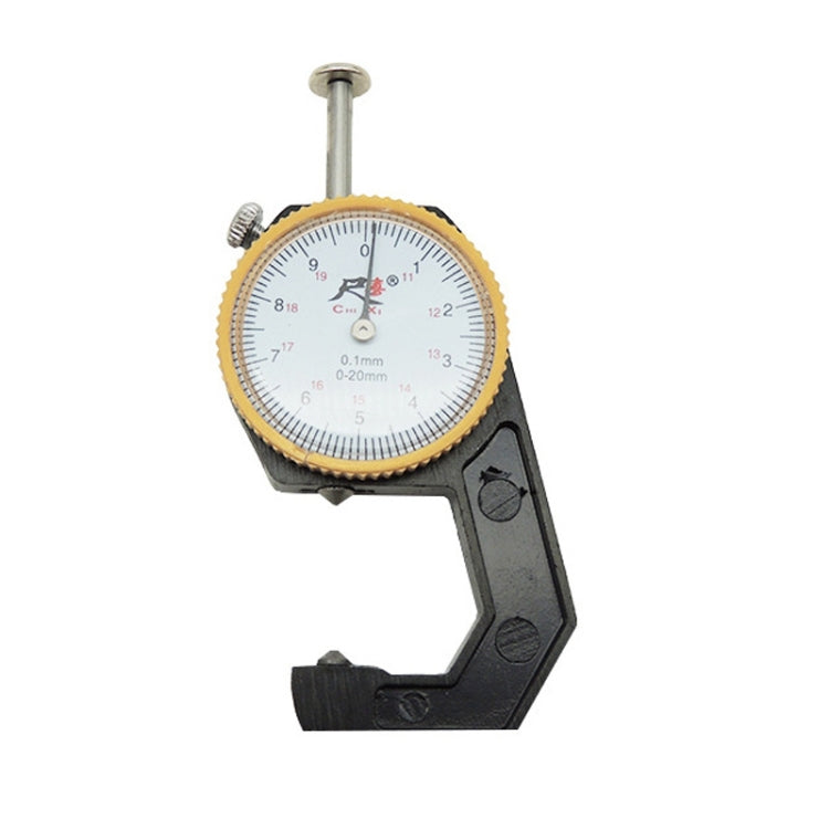 CHIXI Handheld Thickness Gauge Paper Thickness Gauge — Ordinary 0-20mm Pointed Head