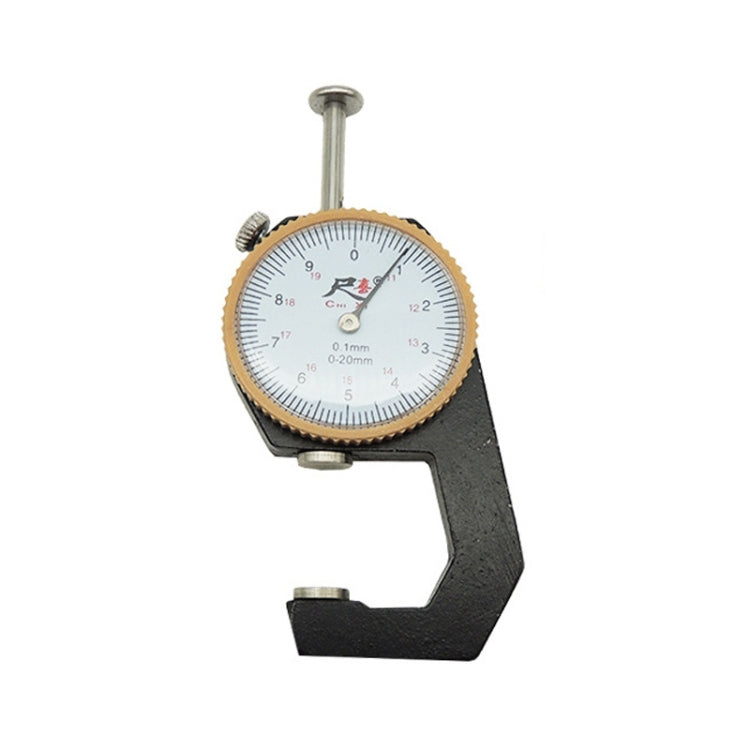 CHIXI Handheld Thickness Gauge Paper Thickness Gauge — Ordinary  0-20mm Flat Head