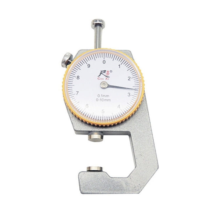 CHIXI Handheld Thickness Gauge Paper Thickness Gauge — Mid-range  0-10mm Flat Head