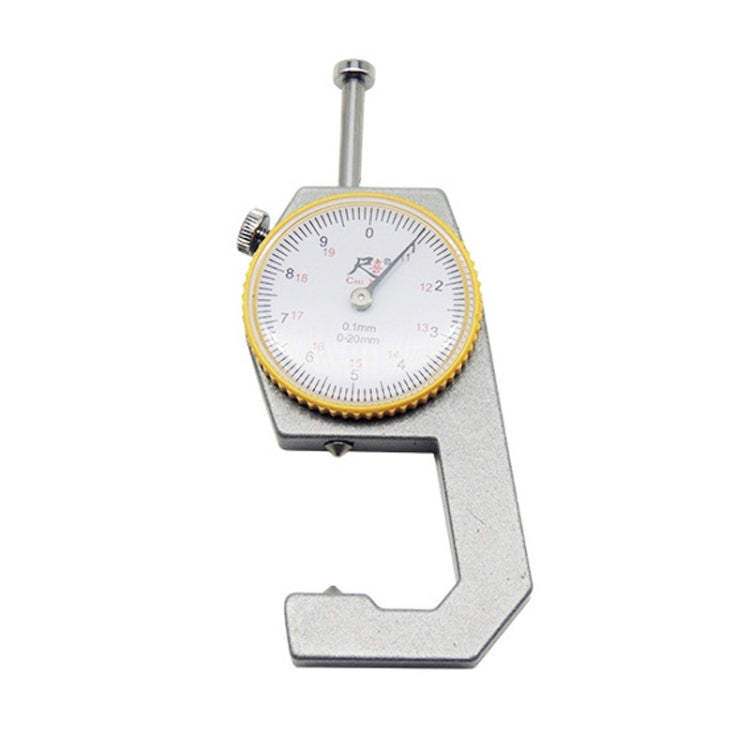 CHIXI Handheld Thickness Gauge Paper Thickness Gauge — Mid-range 0-20mm Pointed Head