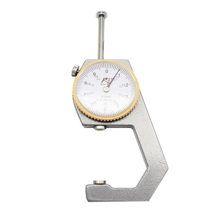 CHIXI Handheld Thickness Gauge Paper Thickness Gauge — Mid-range 0-30mm Flat Head