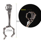 Skull Hand Game Cigarette Clip Electroplating Ring