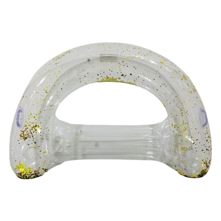 Water Back Sequin Inflatable Floating Recliner