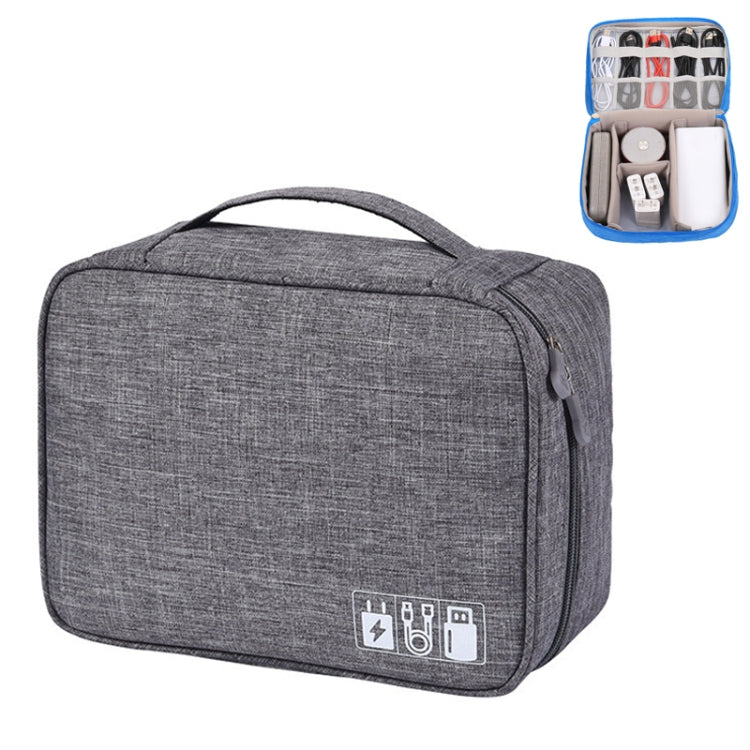 Multifunctional Cationic Digital U Disk Data Cable Storage Bag — a15 Black