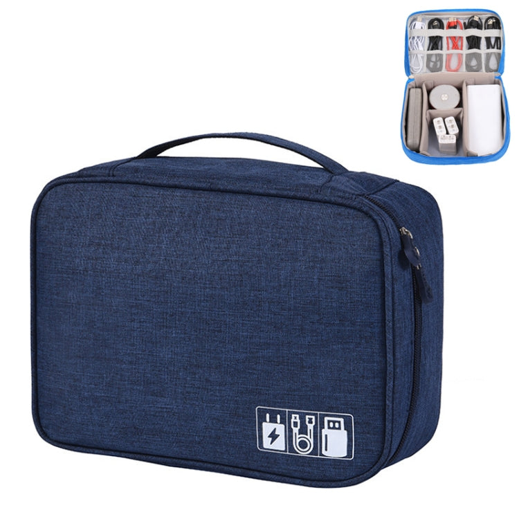 Multifunctional Cationic Digital U Disk Data Cable Storage Bag — a15 Wine Red