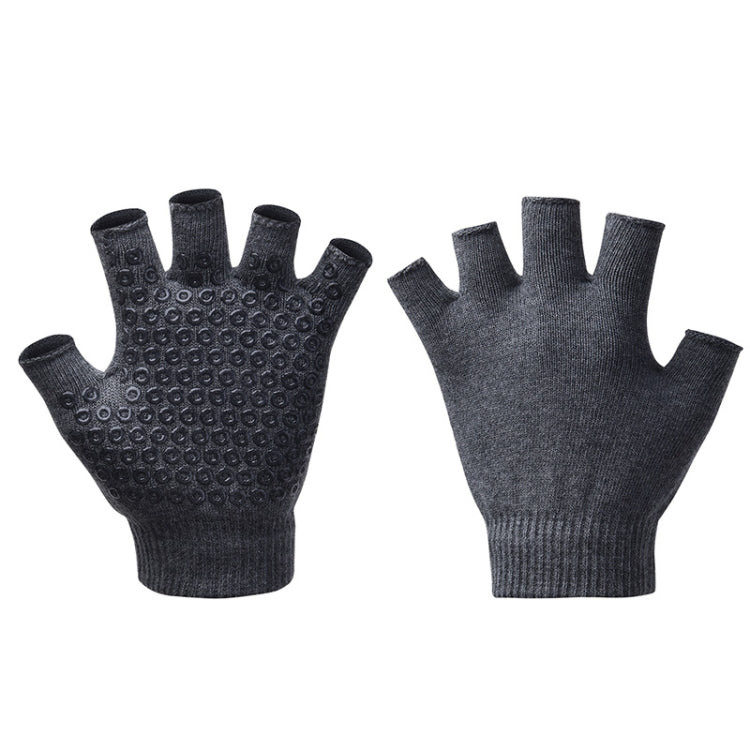 Ladies Non-Slip Fingerless Aerial Yoga Aid Gloves
