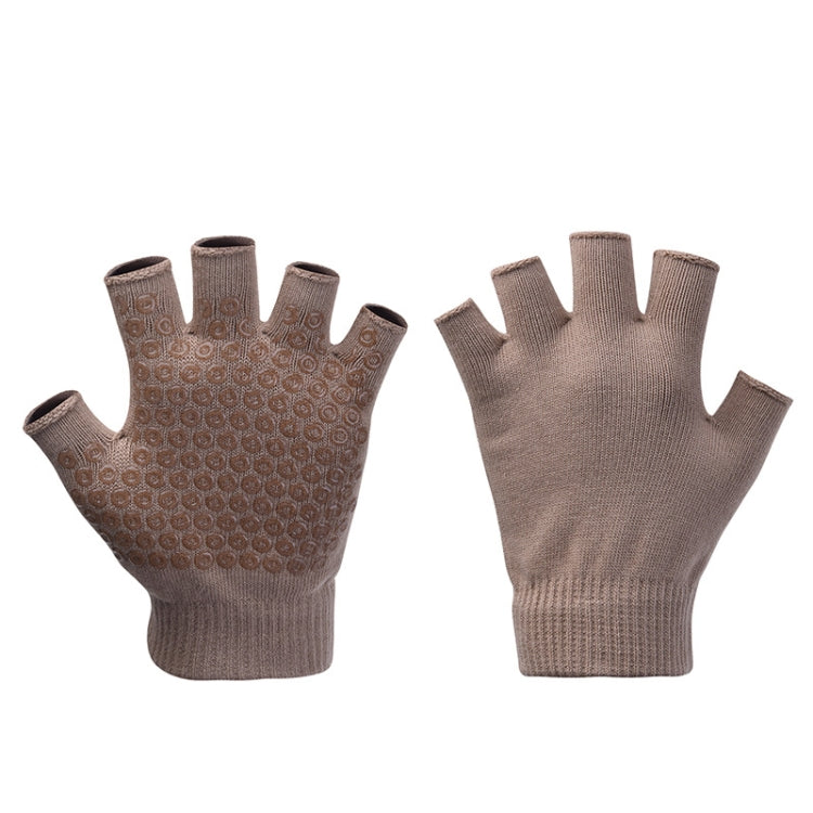Ladies Non-Slip Fingerless Aerial Yoga Aid Gloves
