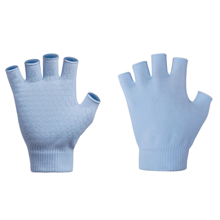 Ladies Non-Slip Fingerless Aerial Yoga Aid Gloves