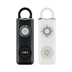 Anti-wolf Alarm Rechargeable Female Student Self-defense Keychain — Rechargeable Black