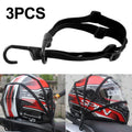 Motorcycle Helmet Luggage Strap Universal Elastic Band Fuel Tank Net Rope, 3 PCS
