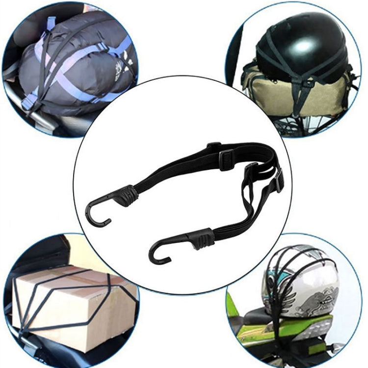 Motorcycle Helmet Luggage Strap Universal Elastic Band Fuel Tank Net Rope, 3 PCS