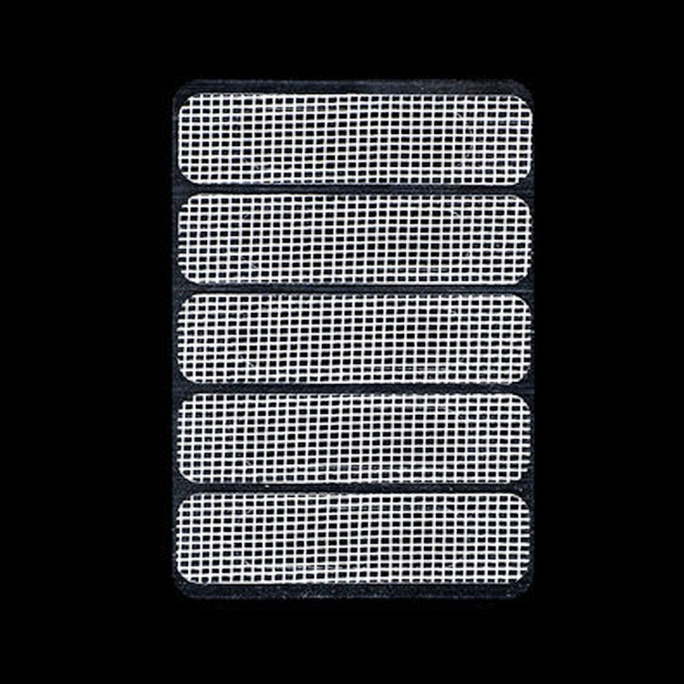 5pcs / Set ZX017 Screen Window Self-adhesive Drain Hole Mosquito Sticker — Gray