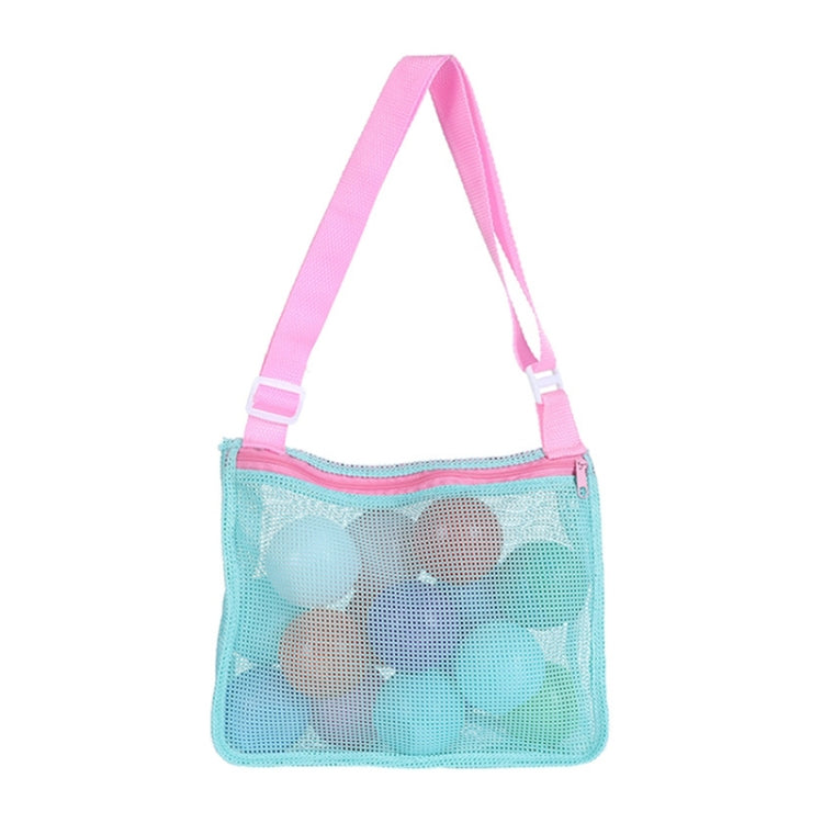 Children Shell Collection Bag Beach Toys Organizer Storage Bag — Toys Storage Bag(Orange Light Gray)
