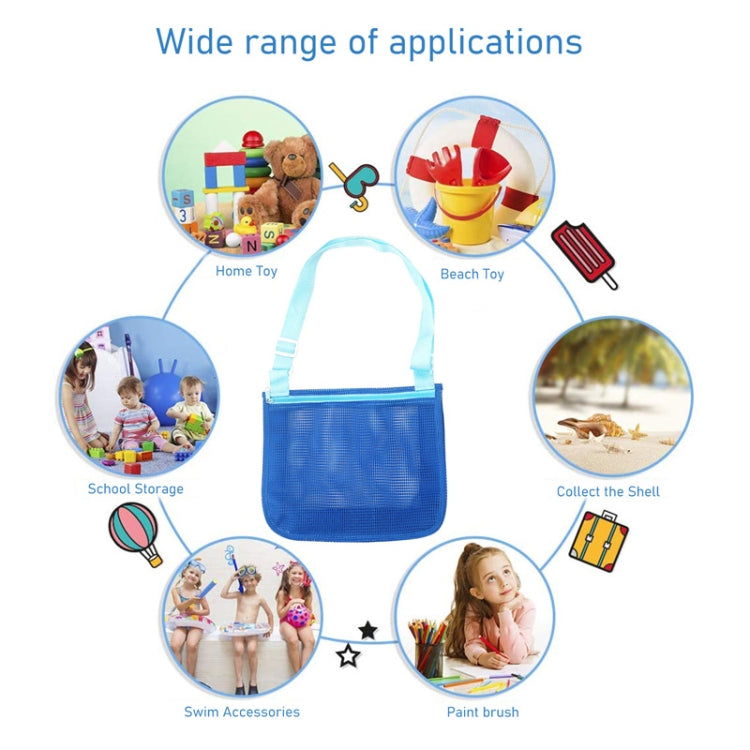 Children Shell Collection Bag Beach Toys Organizer Storage Bag