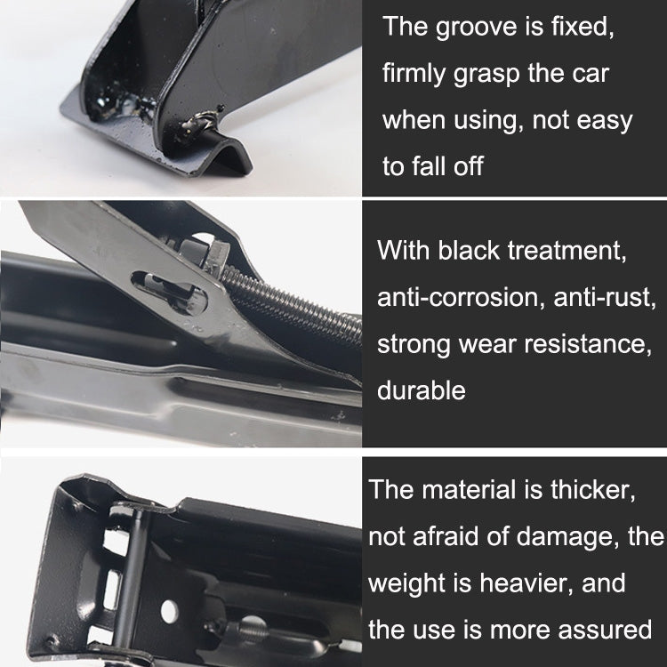Portable Car Jack Z Type Hand Crank Tire Changing Tool