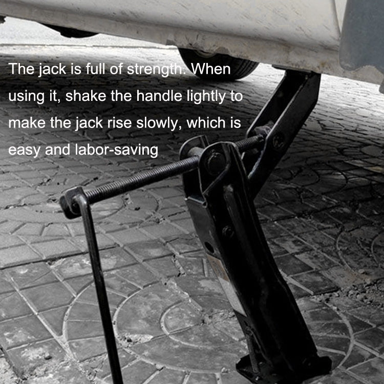 Portable Car Jack Z Type Hand Crank Tire Changing Tool