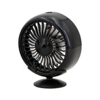 F102 Vehicle Dashboard Multi-function USB Colorful Lights Fan