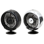F102 Vehicle Dashboard Multi-function USB Colorful Lights Fan