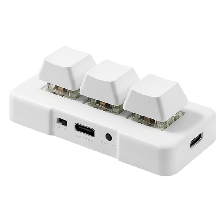 MK321 3 Keys Custom Keys Game Office PS Clip Macro Programming Keypad, Cable Length: 1.5m