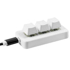 MK321 3 Keys Custom Keys Game Office PS Clip Macro Programming Keypad, Cable Length: 1.5m