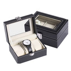 PU Leather Watch Storage Box Display Box, 3 Bit