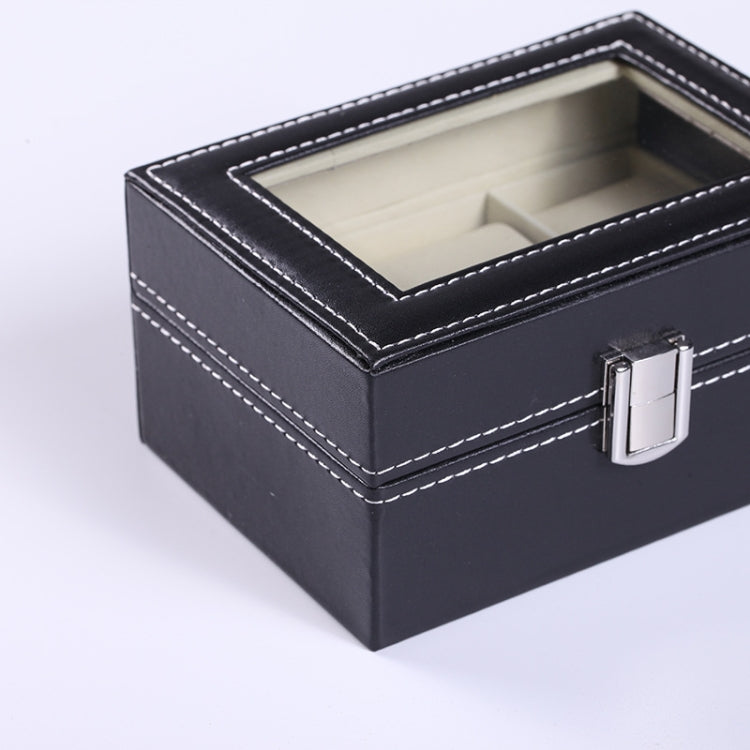 PU Leather Watch Storage Box Display Box, 3 Bit