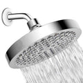 Round Electroplating Bathroom Shower Head, 6 inch