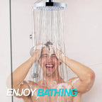 Round Electroplating Bathroom Shower Head, 6 inch — view 5