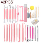Clay Tool Hook Line Pen Pottery Carving Knife Set, 42 In 1