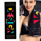 YDJ1223-1 Microfiber Double Sided Fleece Print Quick Dry Portable Sports Towel, Size:
