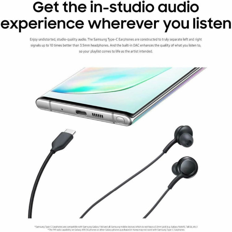 115 Type-C Digital Chip Wire-controlled Headphones