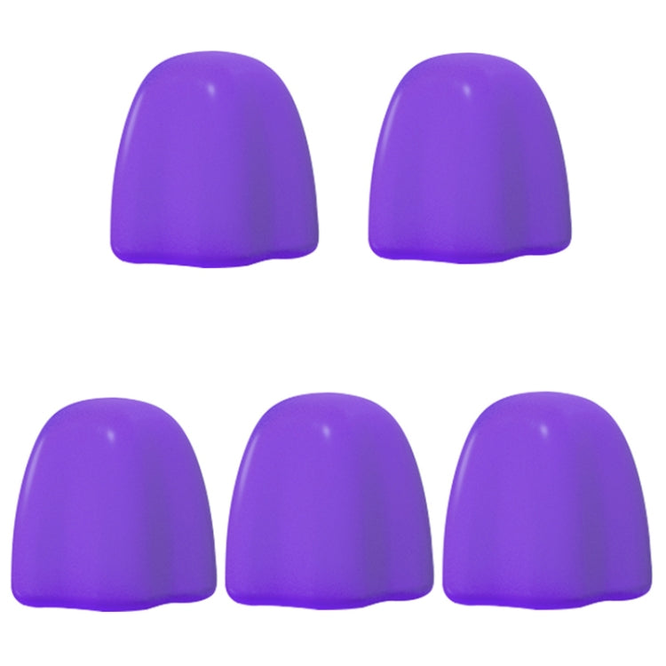 5 PCS Manual Silicone Self-Sealing Toothpaste Cap Aid — Blue