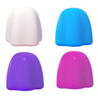 5 PCS Manual Silicone Self-Sealing Toothpaste Cap Aid — Red