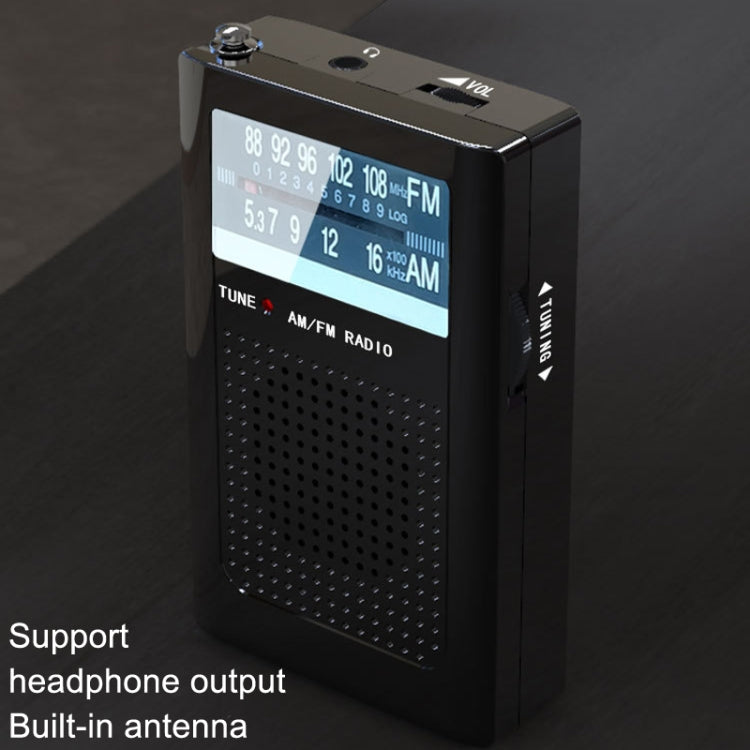 R06 Small FM/AM Pointer Frequency Adjustment Radios With Antenna Pocket Retro Radio