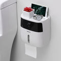 ECOCO E1804 Toilet Multifunctional Double-layers Tissue Rack