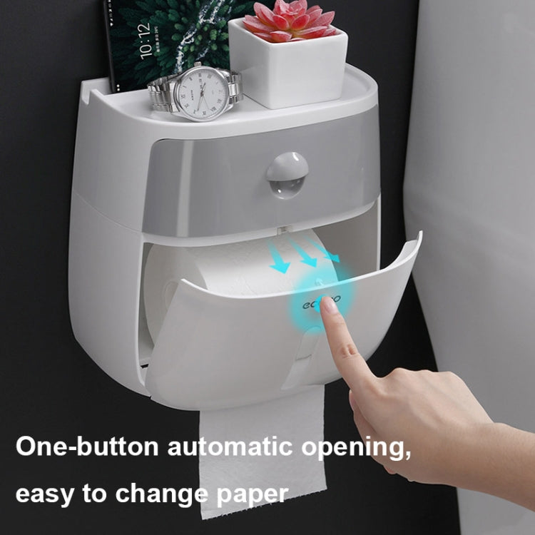 ECOCO E1804 Toilet Multifunctional Double-layers Tissue Rack — view 4