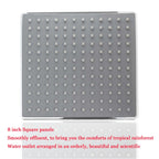 Bathroom 8 inch Square Electroplating Top Shower Head — view 4