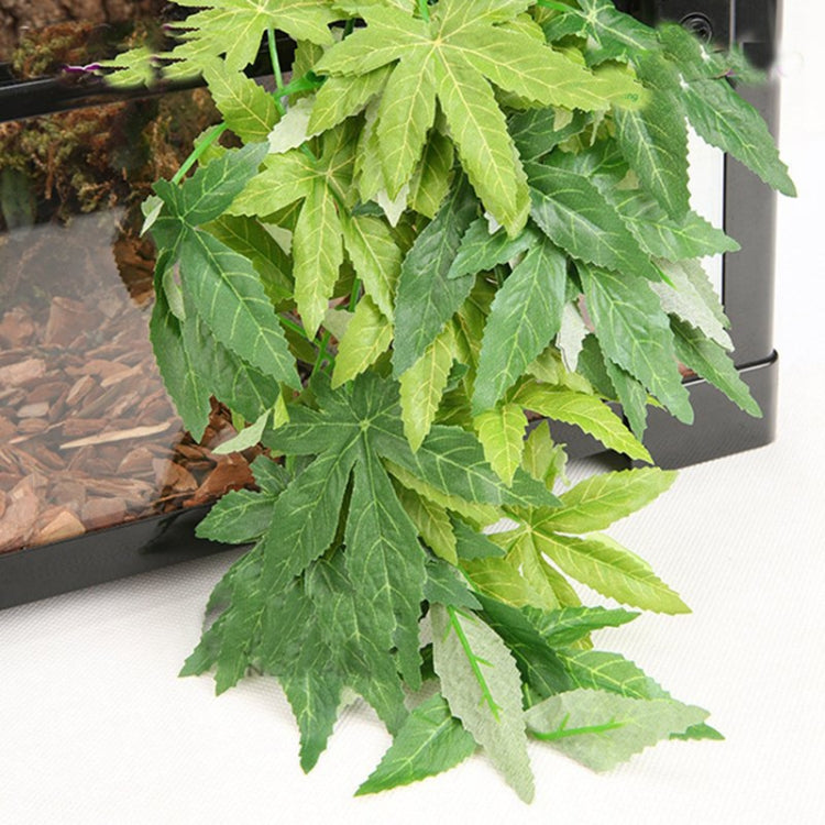 Climbing Pet Boxes Aquarium Fish Tank Landscaping Simulation Plant, Style: