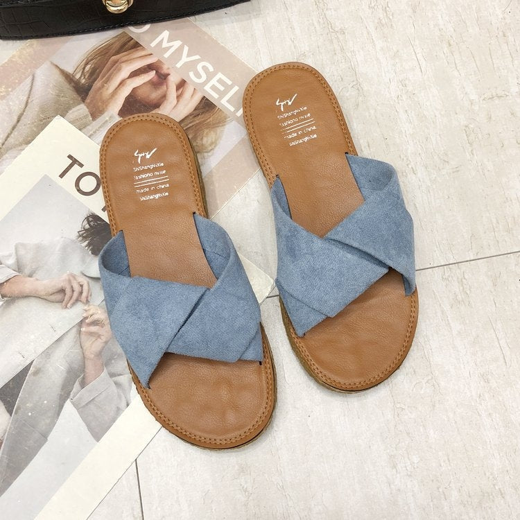 Summer Ladies Outdoor Flat Slippers — view 13