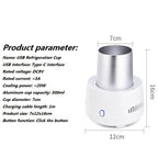 Car Mini Refrigerator Portable Household Freezer Refrigeration Cup