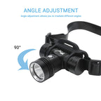 Diving Headlamp 60m Underwater Headlight XM-L2 Led Scuba head Flashlight