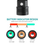 Diving Headlamp 60m Underwater Headlight XM-L2 Led Scuba head Flashlight