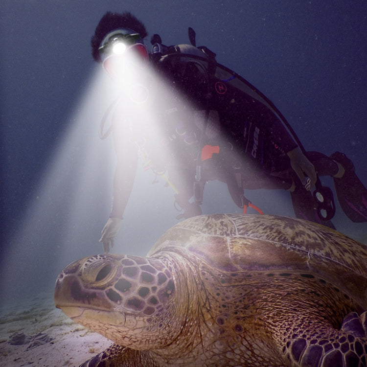 Diving Headlamp 60m Underwater Headlight XM-L2 Led Scuba head Flashlight