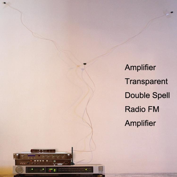 ANT-108 Amplifier Transparent Double Spell Radio FM Amplifier