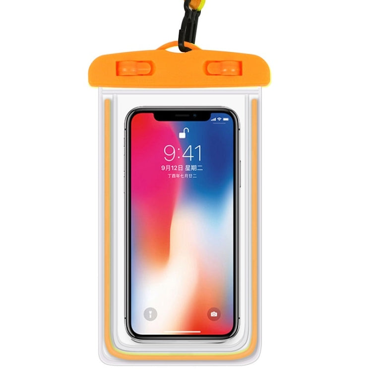 4 PCS Sealed Luminous PVC Waterproof Cover Swimming Mobile Phone Waterproof Bag