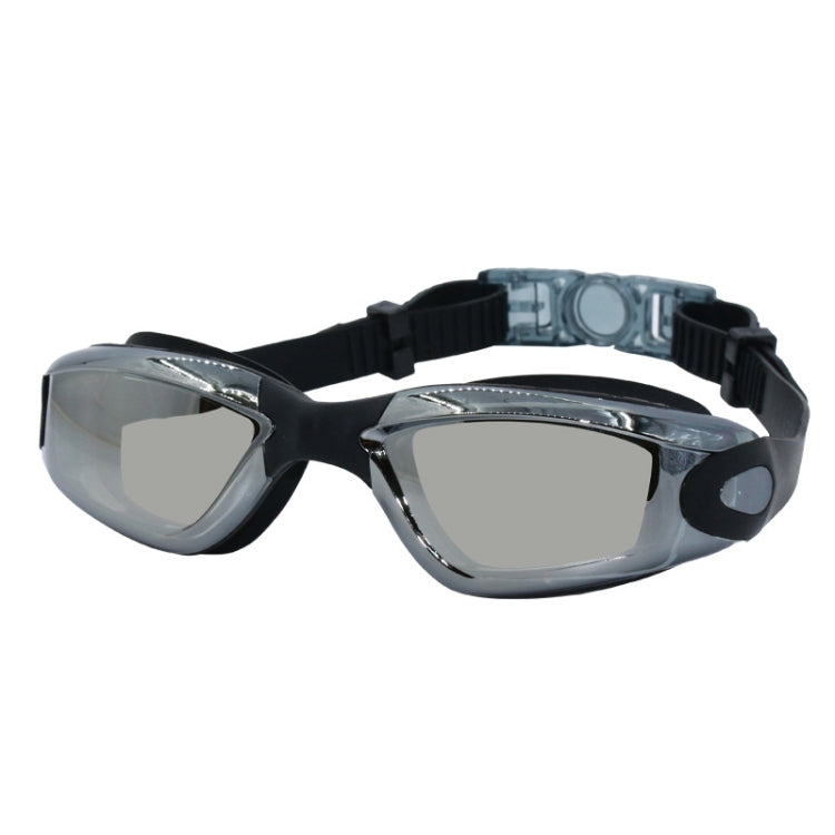 HD Waterproof and Anti-fog Electroplating Swimming Goggles — Electroplating Swimming Goggles(Gray)
