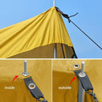 Rear Mosquito Repellent Sun Protection Tent RV Canopy Awning — view 7