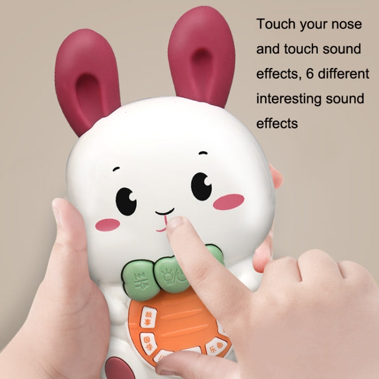 Children Singing Puzzle Luminous Rabbit Early Education Learning Machine